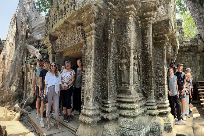 Angkor Sunrise Bike Tour with Lunch Included - Ta Prohm among giant trees: crowd-smart timing by route choice