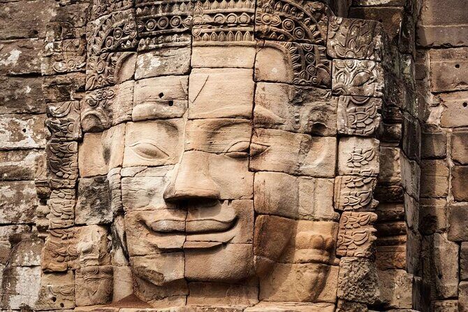 Angkor Thom Ta Prohm and Sunset in Angkor Wat Golden Hour Tour - Angkor Thom: South Gate stone figures, Bayon faces, and Elephant Terrace