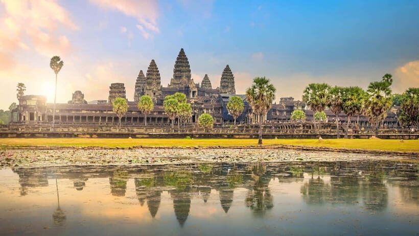 Angkor Wat: 2-Day Sunrise and Floating Village Tour - Angkor Thom’s South Gate, Bayon, and Baphoun: the stone story explained