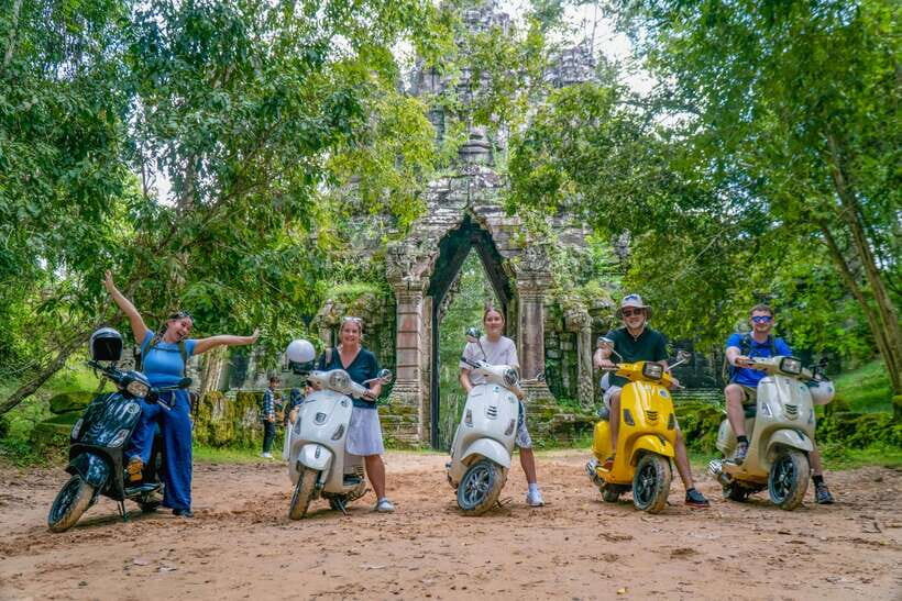 Angkor Wat: Guided Vespa Tour / Tuk Tuk or Car - Ta Prohm: Tree-Overgrown Ruins and the Tomb Raider Connection
