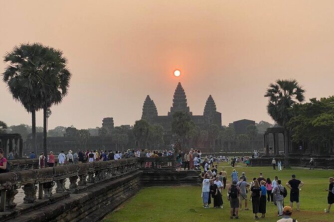 Angkor Wat Sunrise Tour & Archaeological Park Exploration - Angkor Wat at First Light: The Pond Reflection Moment