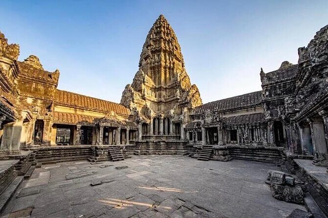 Angkor Wat Temples & Kulen Elephant Forest Day Tour - Phnom Kulen and Kulen Elephant Forest: guided interaction with gentle giants
