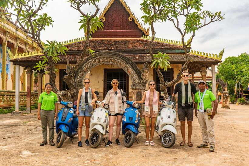 Floating Village Sunset boat Vespa Tour / Tuk Tuk Available - Lotus Farm by Samatoa: photo breaks and farm-life learning