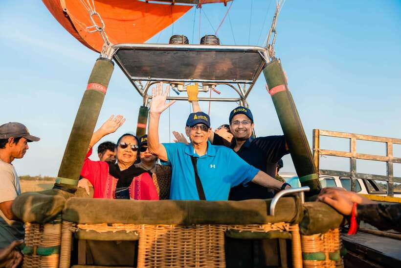 From Krong Siem Reap: Angkor Hot Air Balloon Ride w/ Pickup - The pre-flight photo stop and sightseeing: how to get value before you lift off