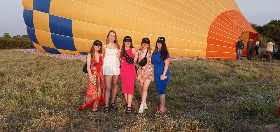From Krong Siem Reap: Angkor Hot Air Balloon Ride w/ Pickup - Group size: why a “small group” can still mean waiting