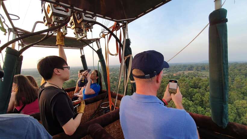 From Krong Siem Reap: Angkor Hot Air Balloon Ride w/ Pickup - Hotel pickup and the ride to launch: why timing can feel slow