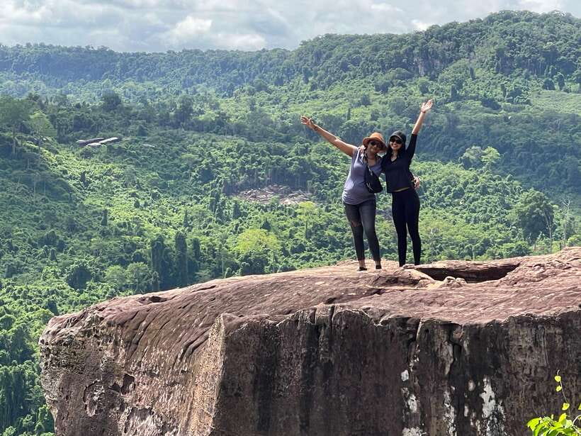 From Siem Reap: Banteay Srei and Kulen Waterfall Guided Tour - Preah Ang Thom: the reclining Nirvana Buddha carved in sandstone