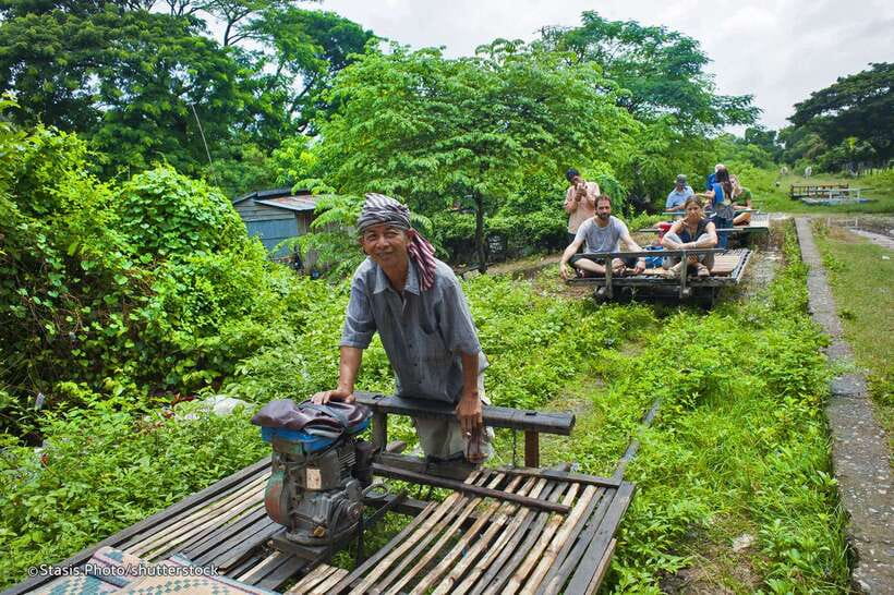 From Siem Reap: Battambang Day Trip Bamboo Train, Bats Cave - Ek Phnom Temple: A White Buddha on Angkor-Era Stone