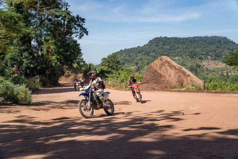 Krong Siem Reap: Kulen Mountain Trails Dirt Bike Adventure - Lunch, Then Kulen Waterfall: The Reset Button
