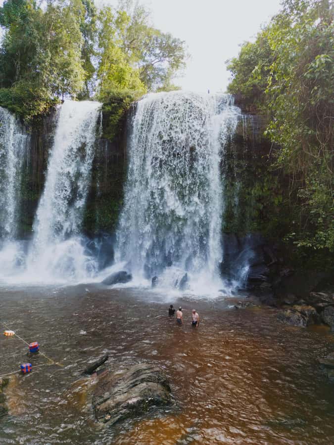 Kulen Waterfall: Rise and Shine with Cliff, Village w/ Guide - Cliff Viewpoints for Photos: Fewer People, Better Shots