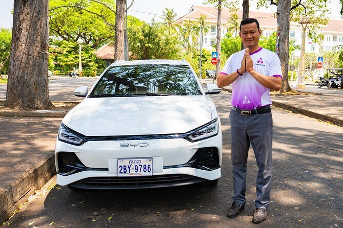 One Way Airport Transfer to or from Siem Reap City - Comfort in the car: air-conditioning, chilled water, and wet tissues