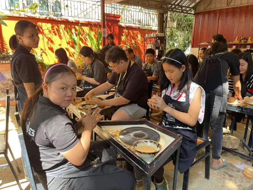 Pottery Classes Siem Reap with Pick up Drop off - How the Lesson Works: Demo First, Then Your Own Cambodian Bowl