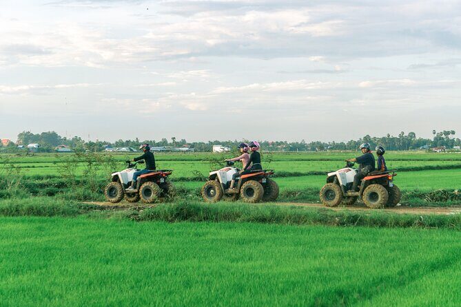 Quad Bike Ride Explore the Countryside - Guides Who Keep It Fun: Sna and Mr. Kimsan on First-Time Comfort