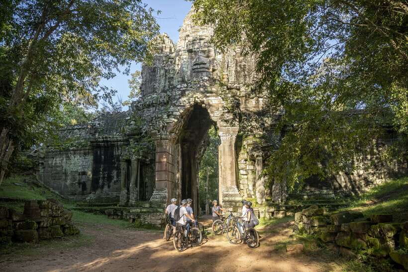 Siem Reap: Bike the Angkor Temples - Full-Day 30km Tour - Srah Srang to Ta Prohm: water history, then roots and ruins