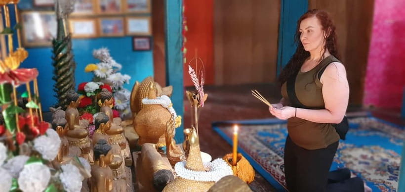Siem Reap Cambodian Buddhist Water Blessing and Local Market - Key points at a glance