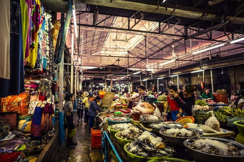 Siem Reap Cambodian Buddhist Water Blessing and Local Market - Etiquette and what to bring so it feels easy