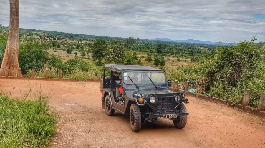 Siem Reap: Magical Kulen Mountain by Cambodiajeep - Waterfall Swim and the Cliff Panorama Payoff