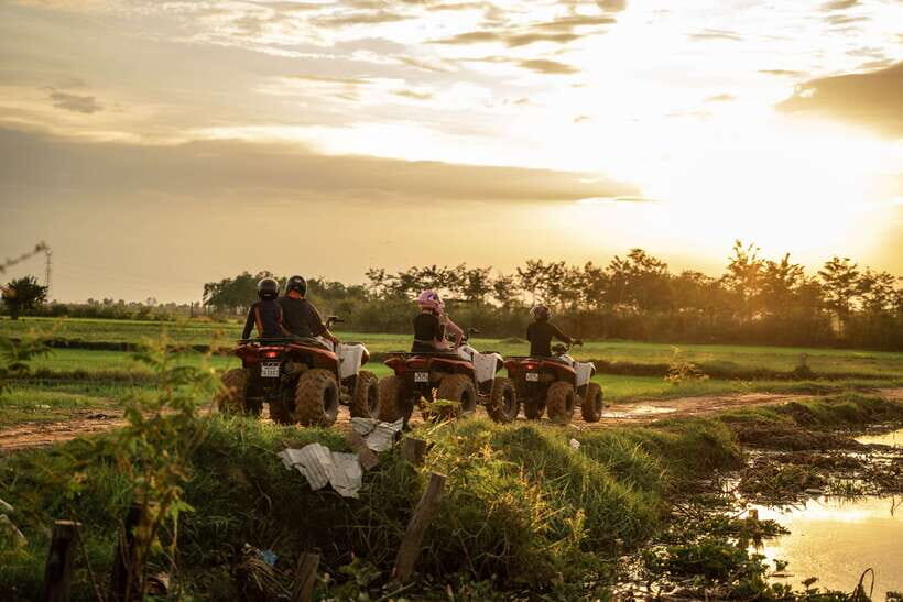 Siem Reap: Quad Bike Tour of Local Villages - Your 1.5-Hour Ride: Getting Out of Town and Chasing Sunset