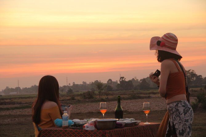 Sunset Dinner at Rice Paddy Fields - The 20% Donation to Orphan or Vulnerable Children