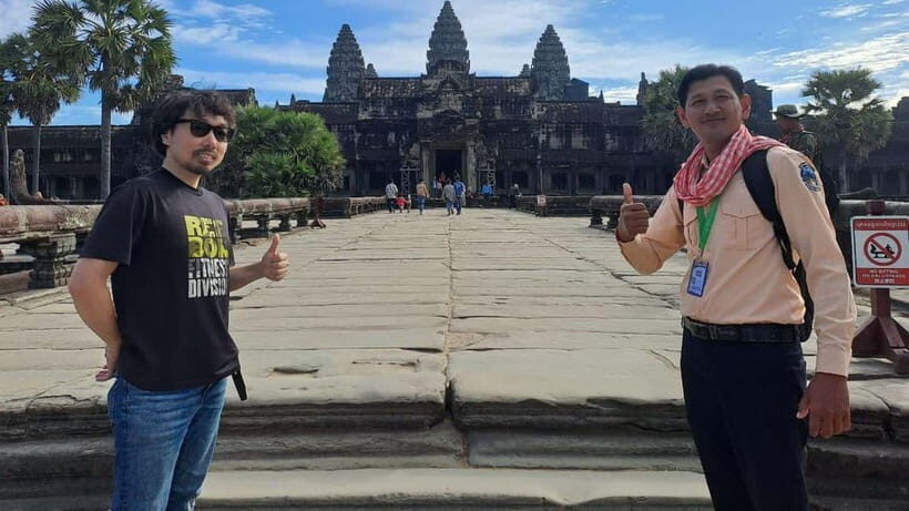 Ultimate Sunrise to Angkor Wat, Angkor Thom and Bayon Temple - From Angkor Wat to Angkor Thom: Southern Gate’s 54 Stone Figures