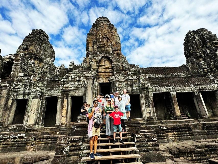 Ultimate Sunrise to Angkor Wat, Angkor Thom and Bayon Temple - Bayon Temple Inside the Fortified City: Close Looks at the Bayon Faces